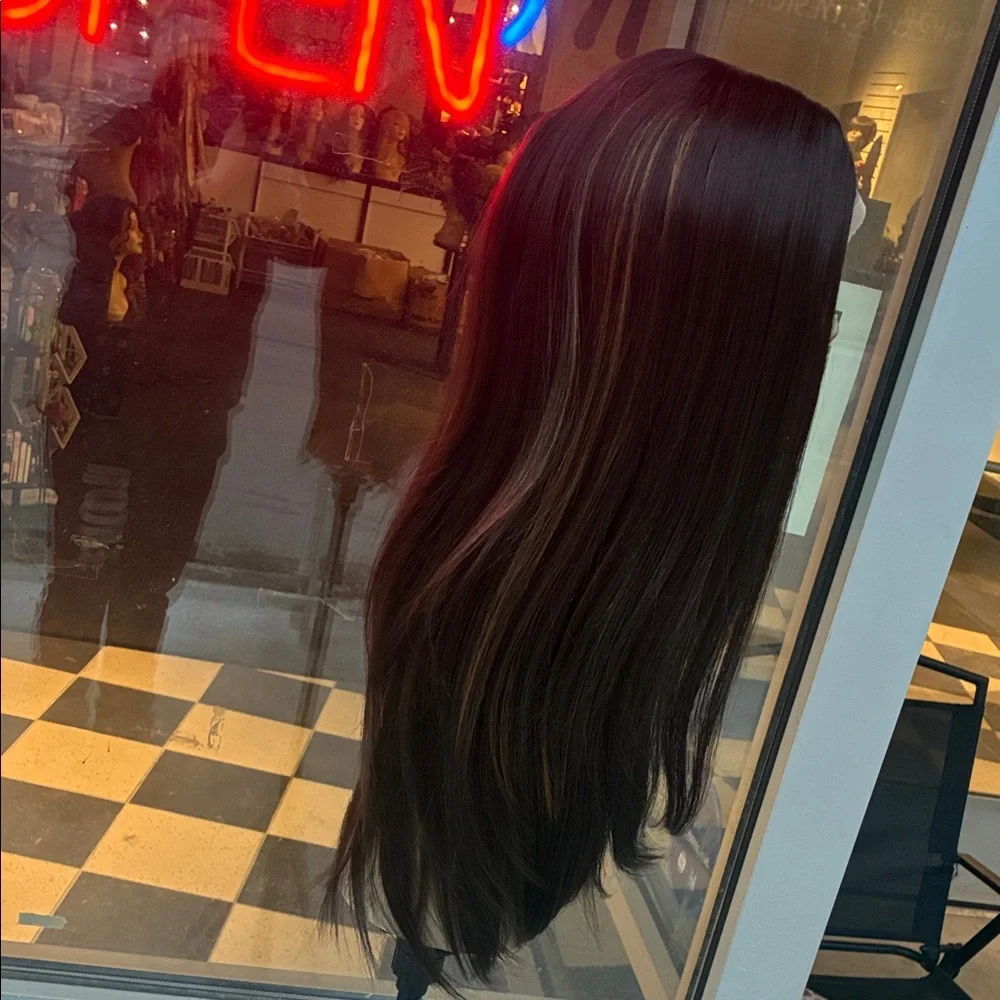 Elegant Brown Women's Wig - Picture 3 of 16